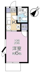 メロディハイツリンナの間取り画像