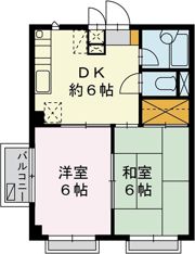 コンフォート片倉の間取り画像