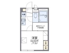 レオパレスシャルマンの間取り画像