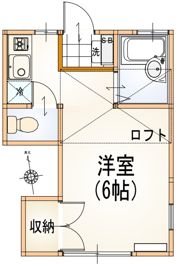 ルーミー東大井の間取り画像