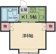 ホソヤハイムの間取り画像