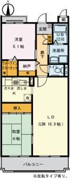 ガーデンハイツ大坂上の間取り画像