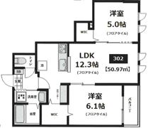 ラフィーネの間取り画像