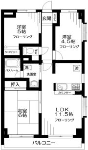 ファーストシティ大宮の間取り画像