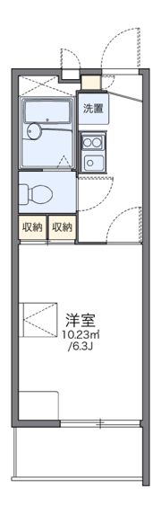 レオパレスベルリバティーの間取り画像