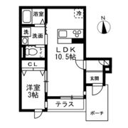 （仮）神奈川区西寺尾長屋住宅新築工事の間取り画像