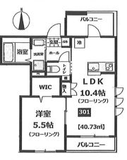 カルムASの間取り画像
