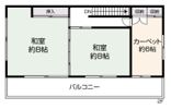 市川邸戸建の間取り画像
