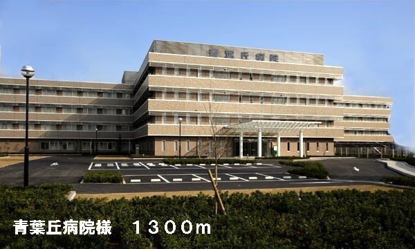 近くの青葉丘病院様まで1,300m(徒歩17分)
