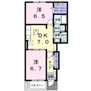 カルム エレガンスの間取り画像