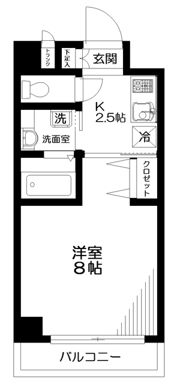 ヴェルデ王子IIの間取り画像