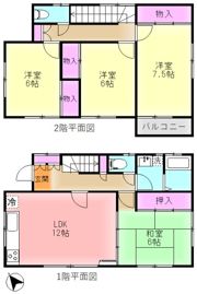 浜野戸建の間取り画像