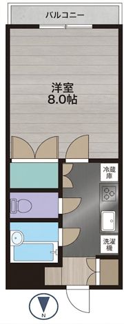 ベルデ北千束の間取り画像