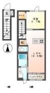 ミル フルールの間取り画像