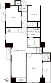 シルバーパレス白金台の間取り画像