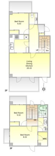 リズ都立大の間取り画像
