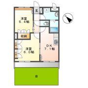 ガーデンヒルズNAKAYAMA弐番館の間取り画像