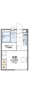 レオパレスブザービーターの間取り画像