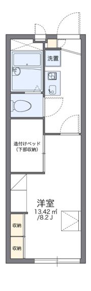 レオパレスガラクシアースの間取り画像