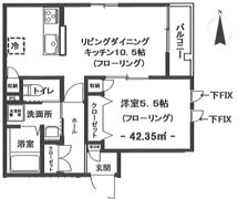 メゾンド・グローリーの間取り画像
