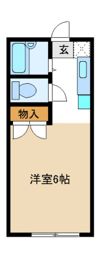 エステートピアグリーン（マンスリーマンション）の間取り画像