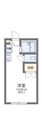 レオパレスプルニエの間取り画像