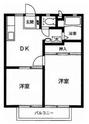 ウイングRの間取り画像