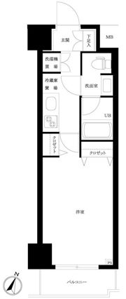 パレステュディオ渋谷本町の間取り画像