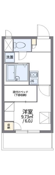 レオパレスカサ リリオの間取り画像