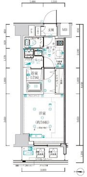 アルテシモレフィナの間取り画像