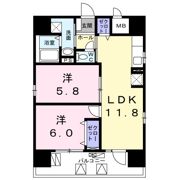 モン エール 西日暮里の間取り画像