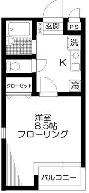 マンハイム南長崎の間取り画像