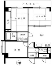 関東バス高井戸ハイツの間取り画像