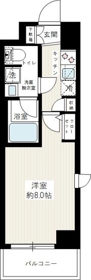 MAXIV上板橋AZの間取り画像