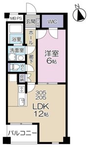 プラムガーデンの間取り画像