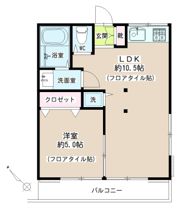 鶴ヶ岡荘の間取り画像