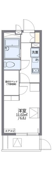 レオパレス浜風の間取り画像
