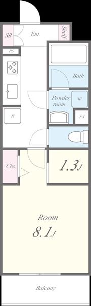 二番館の間取り画像