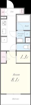 二番館の間取り画像