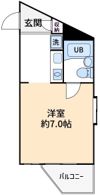 パレドール西国分寺の間取り画像