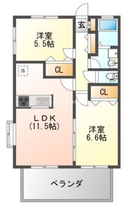 グリーンペペの間取り画像