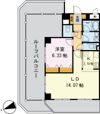 リア・コンフォートの間取り画像