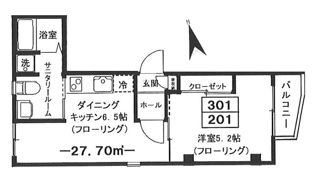 プルミエ北沢の間取り画像