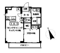 ソルクレア代沢の間取り画像