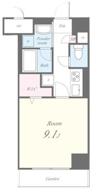 アルシェ新宿の間取り画像