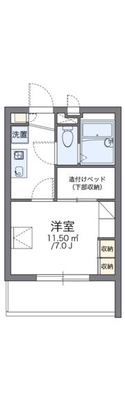 レオパレスステラハウスの間取り画像