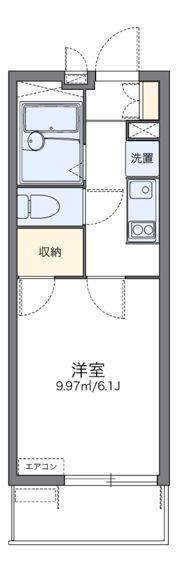 レオパレスタツミハウスの間取り画像