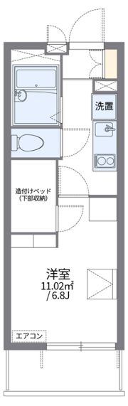 レオパレスプランタンの間取り画像
