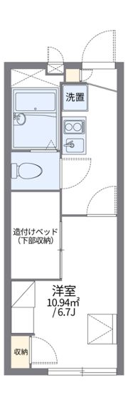 レオパレス豊IIIの間取り画像