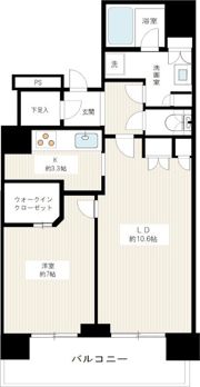 ベイクレストタワーの間取り画像